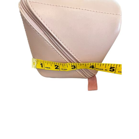 EACMY Travel Makeup Cosmetic Toiletries Waterproof Portable Pouch Open Flat Pink - Picture 12 of 14